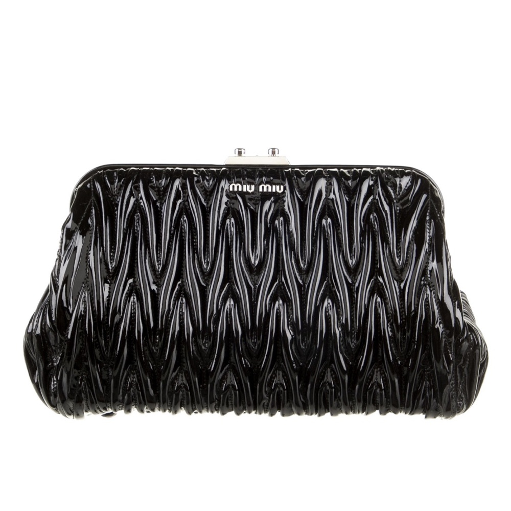 Miu Miu patent clutch